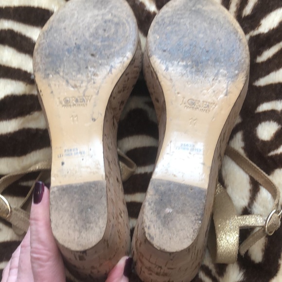 J. Crew made in Italy wedge sandals - Picture 3 of 5